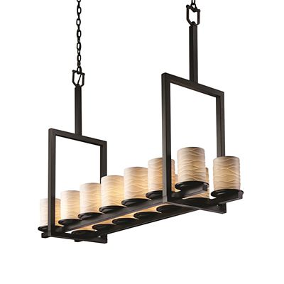 Limoges Dakota Double Bar Linear Suspension by Justice Design Group - Starlight Lighting USA and Canada
